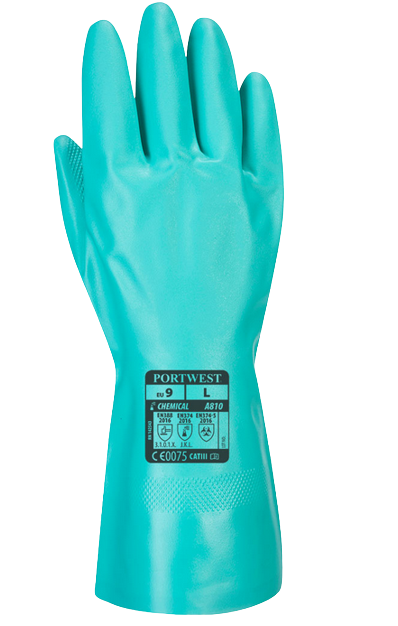 Gants de protection chimique